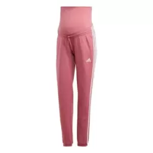 adidas Maternity Tracksuit Bottoms Womens - Pink Strata / White