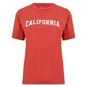 SoulCal Cali BF T Shirt Womens - Red