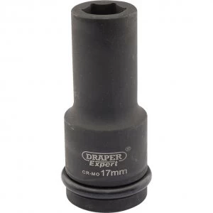 Draper Expert 3/4" Drive Deep Hexagon Impact Socket Metric 3/4" 17mm