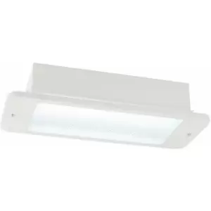 Recessed Emergency Ceiling Guide Light - 3W Daylight White LED - Gloss White