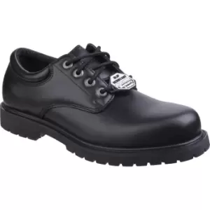 Skechers Work Cottonwood Elks Shoe Black Size 10