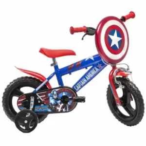 Captain America 12" Wheel Childrens Bicycle, Blue