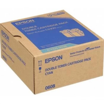 Epson S050608 Cyan Laser Toner Ink Cartridge