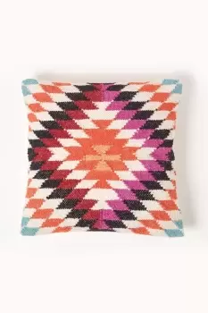 Handwoven Kilim Cushion with Feather Filling