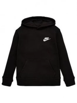 Boys, Nike Sportswear Younger Childs Club Overhead Hoodie - Black, Size 4-5 Years