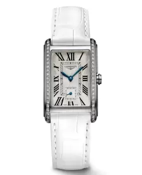 Longines DolceVita Silver Dial Leather Strap Womens Watch L5.512.0.71.2 L5.512.0.71.2