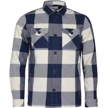 Barbour Essential Check Overshirt - Blue