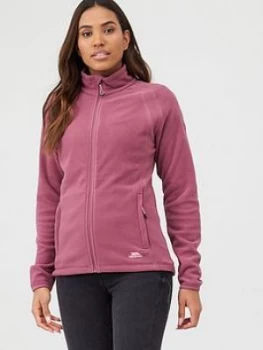 Trespass Nonstop Full Zip Fleece - Mauve , Mauve, Size 2XL, Women