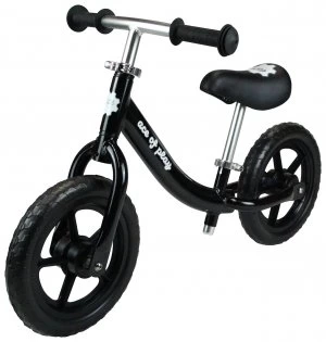 Ace of Play Balance Bike Black.