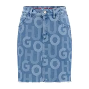 Hugo Garla Mini Skirt - Blue