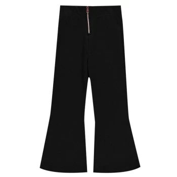 Firetrap Ribbed Wide Leg Trousers Infant Girls - Black