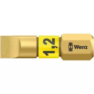 Wera 05056176001 BiTorsion Diamond Hard Bit For Slotted Screws 6.5...