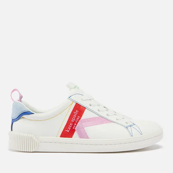 Kate Spade New York Womens Signature Leather Trainers - UK 3