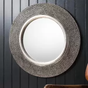 Danbury Mirror 80cm Silver