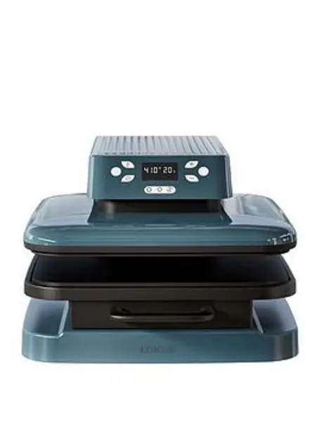 AUTO HEAT PRESS MACHINE-DENIM Blue