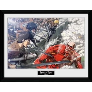 Attack On Titan Fight Scene Collector Print (30 x 40cm)