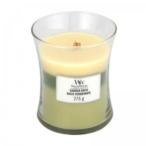 WoodWick Trilogy Garden Oasis Medium Jar Candle 275g