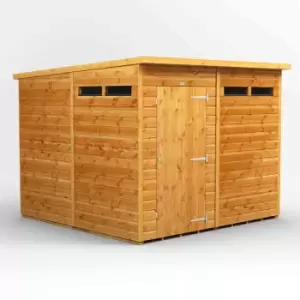 Power 8' x 8' Pent Security Shed