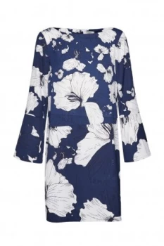 Great Plains Tropical Fauna Dress Blue