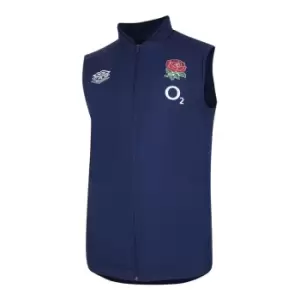 Umbro England Rugby Gilet Mens - Blue