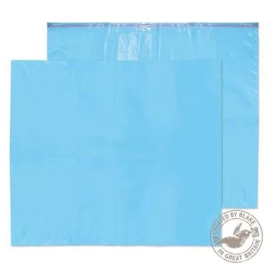 Blake Purely Packaging 711mm x 589mm 55 Microns Pocket Peel and Seal Polythene Mailing Envelope with Address Panels Caribbean Blue Pack of 200