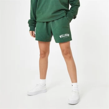 Jack Wills Unisex Wellbeing Sweat Shorts - Dark Green