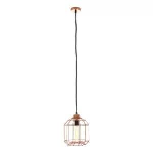 Interiors by PH Beacan Wire Pendant Light, Copper