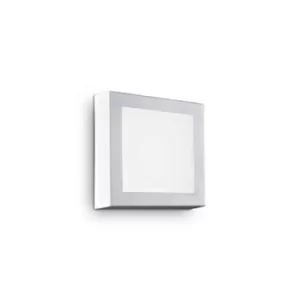 Union LED 1 Light Indoor Small Flush Light White