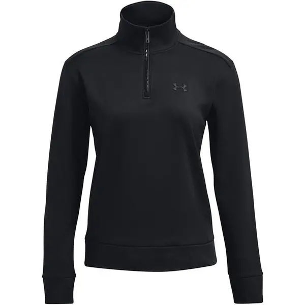 Under Armour Fleece QZ 1/4 Zip Fleece Tops 8 (XS) Black 44052703310