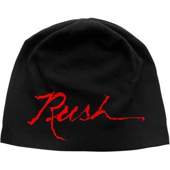 Rush - Logo Unisex Beanie Hat - Black