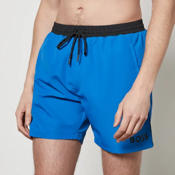 BOSS Swimwear Starfish Shell Swimming Trunks - L Blue Swimwear and Beachwear male 50515191-423 L