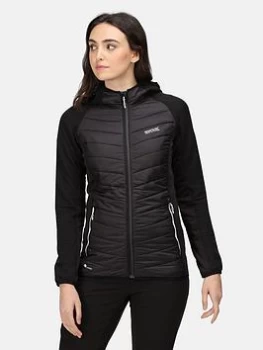 Regatta Andreson VI Hybrid Quilted Jacket - Black, Size 8, Women