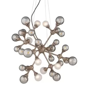 Element 32 Light Pendant Vienna Bronze, Glass