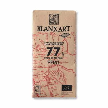 Blanxart Organic Peru Dark 77% Chocolate - 80g