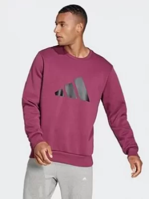 adidas Sportswear Future Icons Winterized Sweatshirt, Red, Size S, Men