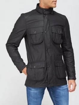 Barbour Corbridge Wax Jacket - Black