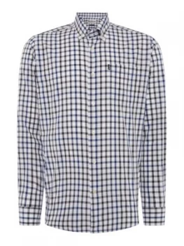 Mens Barbour Mason Shirt Blue