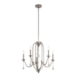 Kichler Karlee 5 Light Chandelier Classic Pewter