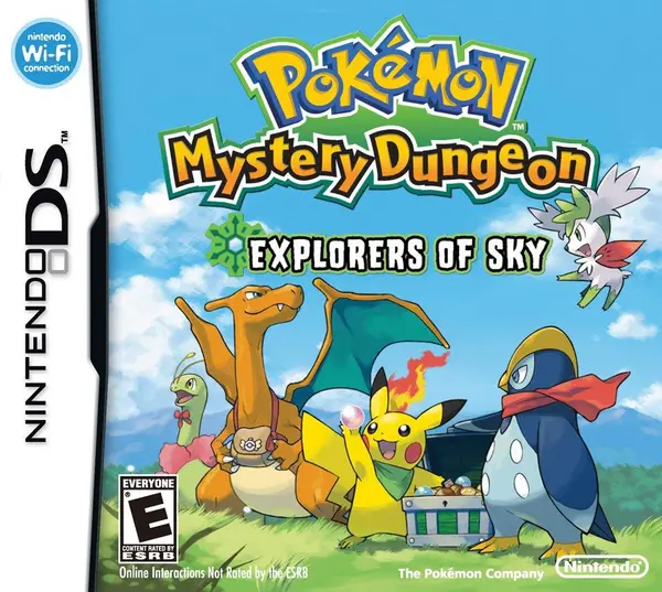 Pokemon Mystery Dungeon Explorers of Sky Nintendo DS Game