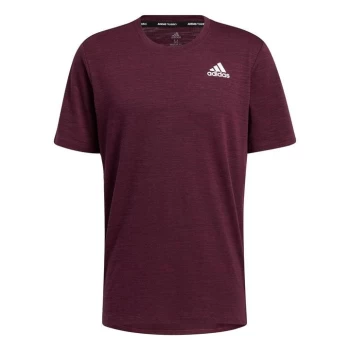 adidas City Elevated T-Shirt Mens - Victory Crimson Mel