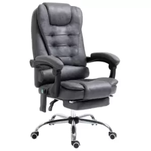 Vinsetto Ergonomic Heated 6 Points Vibration Massage Office Chair Dark Grey