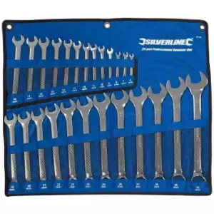 Silverline Combination Spanner Set 25Pce 6 - 32Mm Tool Sp100