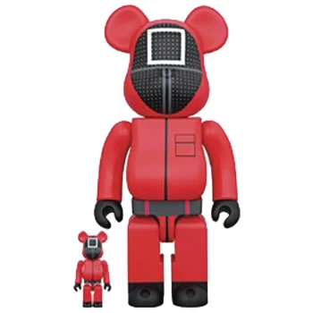 Medicom Squid Game 100% & 400% Be@rbrick 2-pack - Guard (Square)