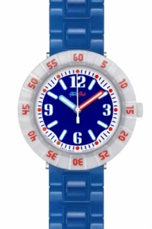 Childrens Flik Flak Snorkeling Blue Watch FCSP058