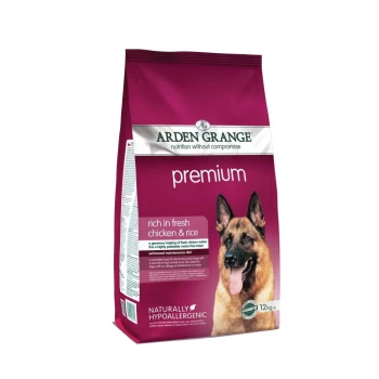 Arden Grange Adult Premium Chicken and Rice Dog Food 12kg