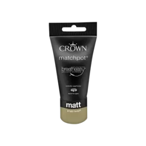 Crown Standard Matt Emulsion Khaki Twist - 0.04L