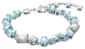 Swarovski 5666018 Gema Bracelet Rhodium Plated Blue and Jewellery