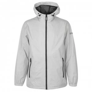 DKNY Logo Rain Hoodie - Light Grey