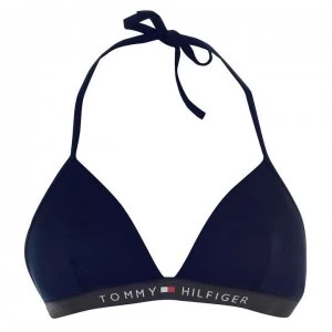 Tommy Bodywear Fixed Triangle Bikini Top - 416 Navy Blazer