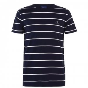 Gant Striped T-Shirt - Navy 433